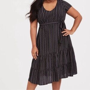 Torrid Boho Print Dress Size 1